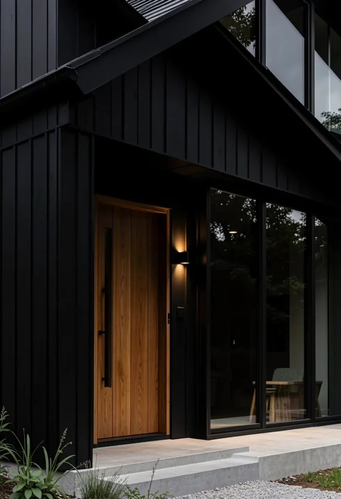 Black Modern Exterior for Bold Impact