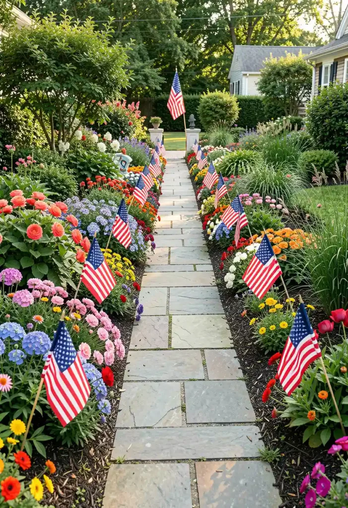 Garden Flag Pathway
