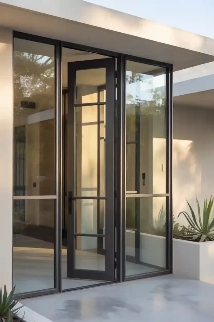 Glass Panel Front Door