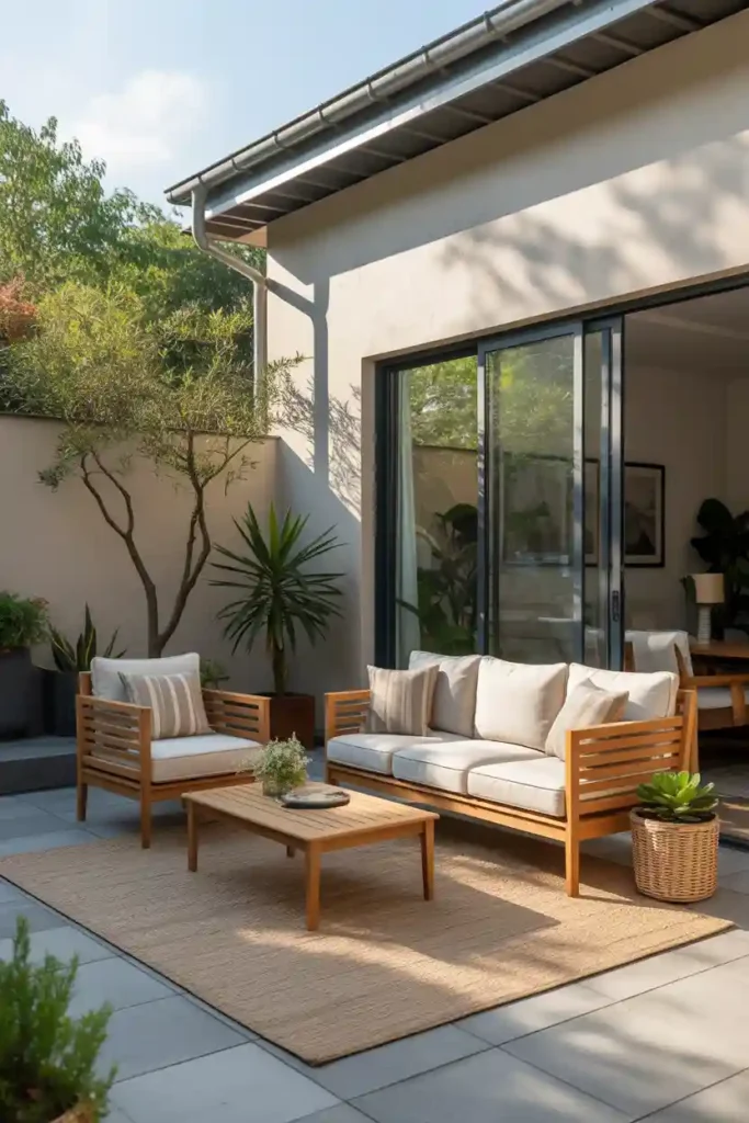 Powder-Coated Aluminum Dining Set