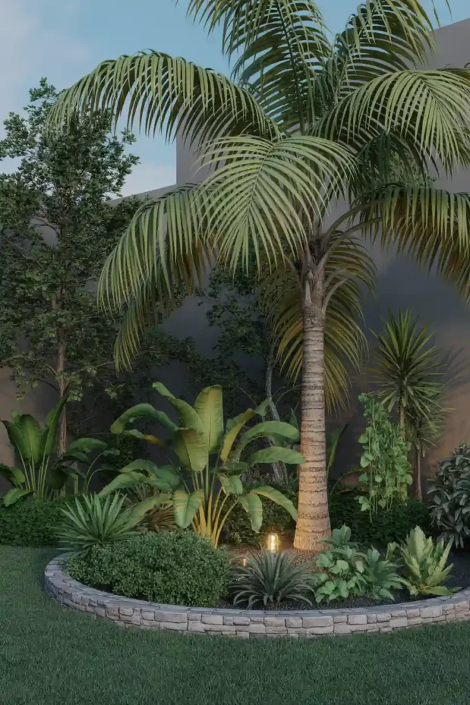 Statement Palm Tree Corner