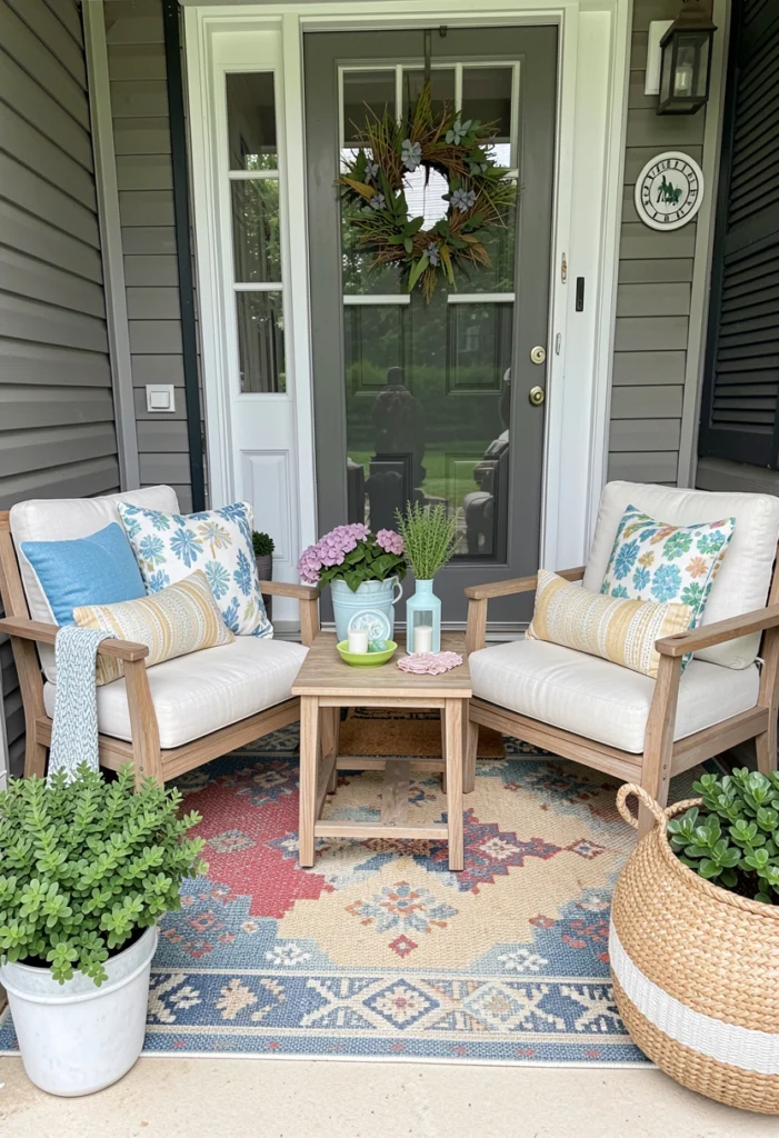 Add a Stylish Outdoor Rug