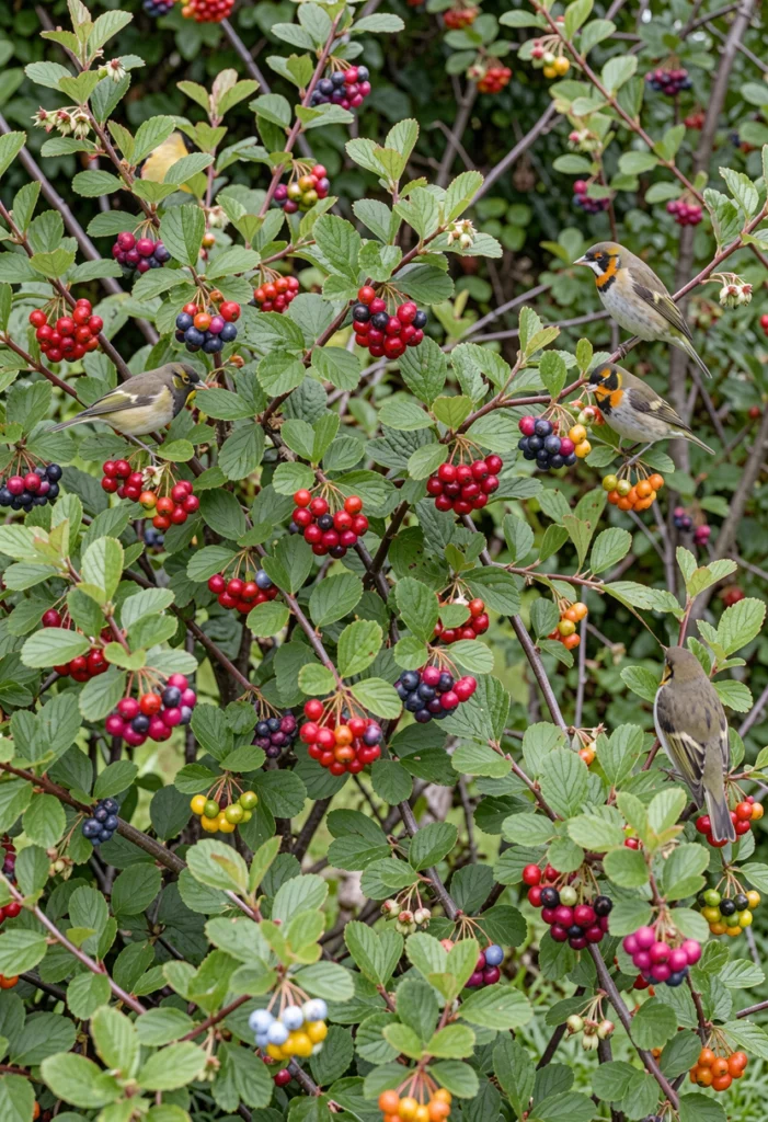 Berry-Producing Shrubs for Natural Food