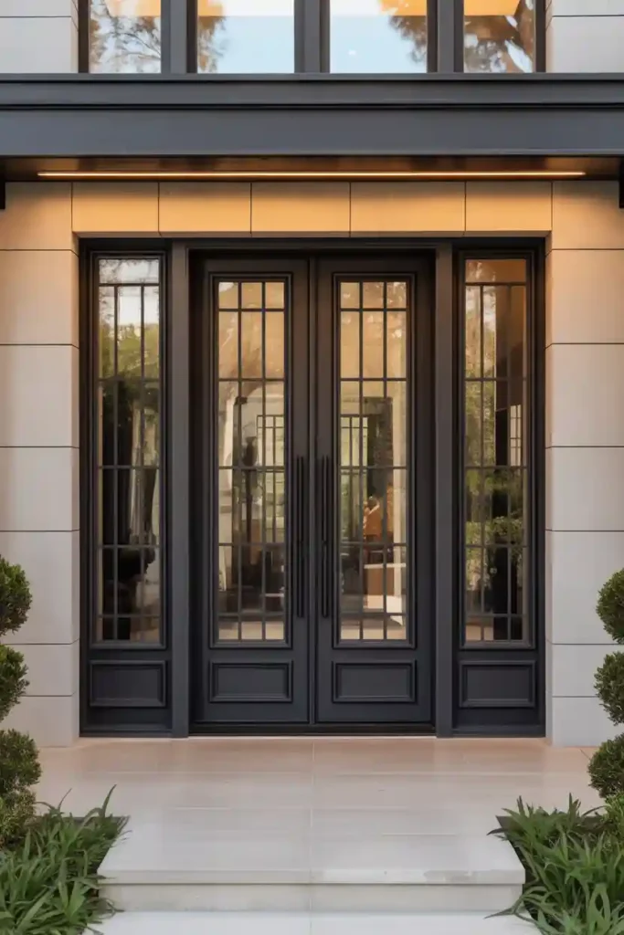 Double Front Doors for Grand Entry