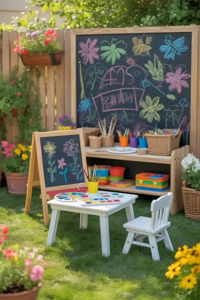 Outdoor Kids Art Station
