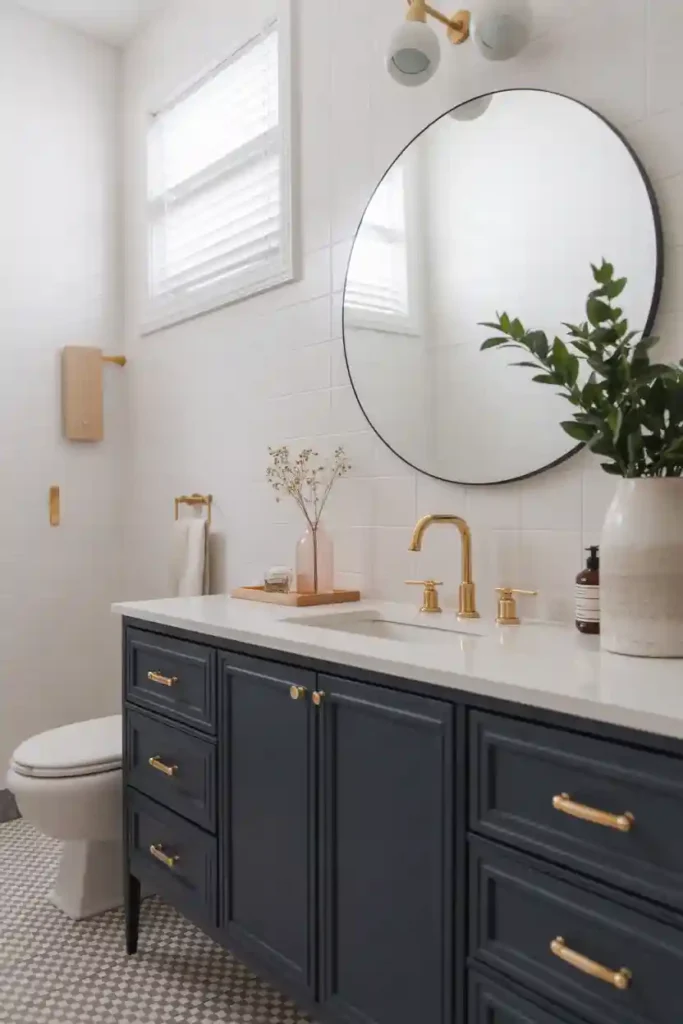 Paint the Vanity a Bold Color