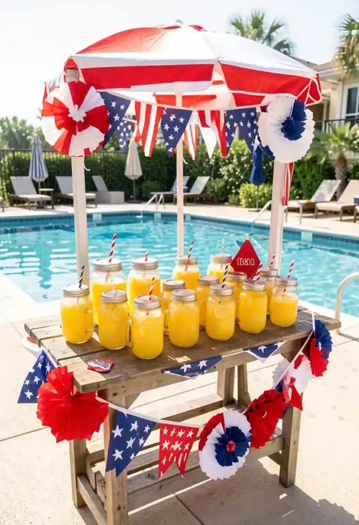 Patriotic Drink Station