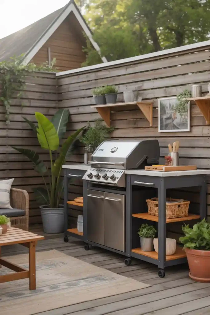 Portable Outdoor Kitchen Cart