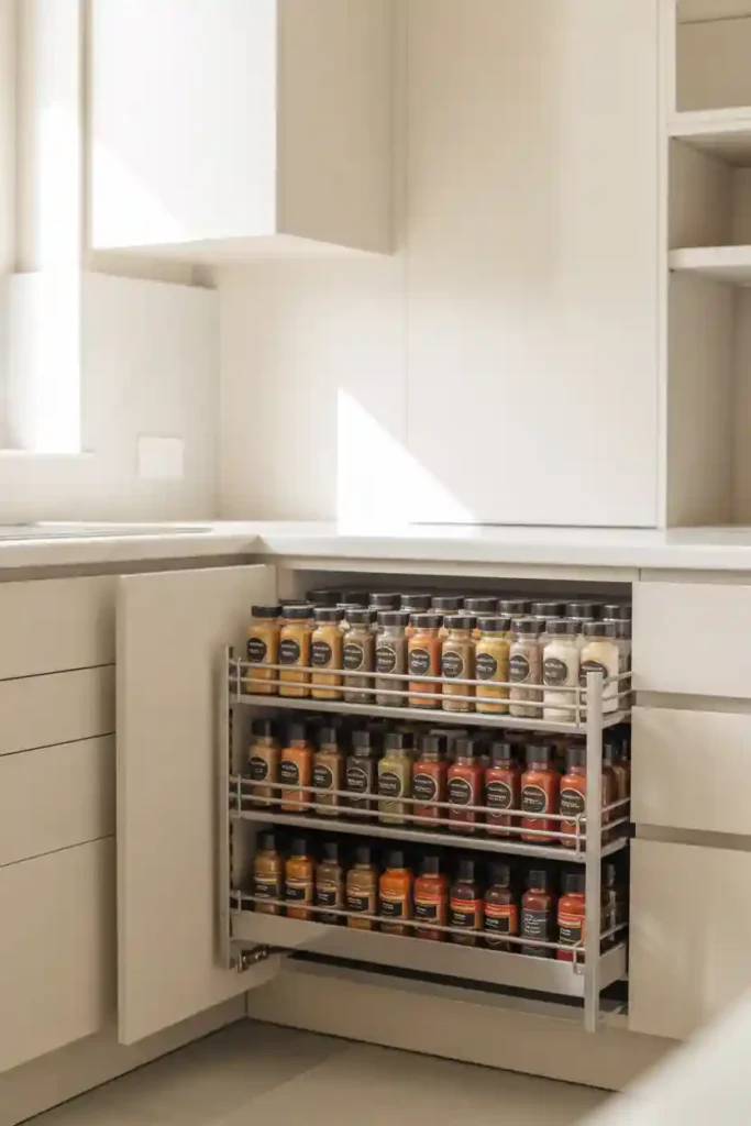Pull-Out Spice Rack