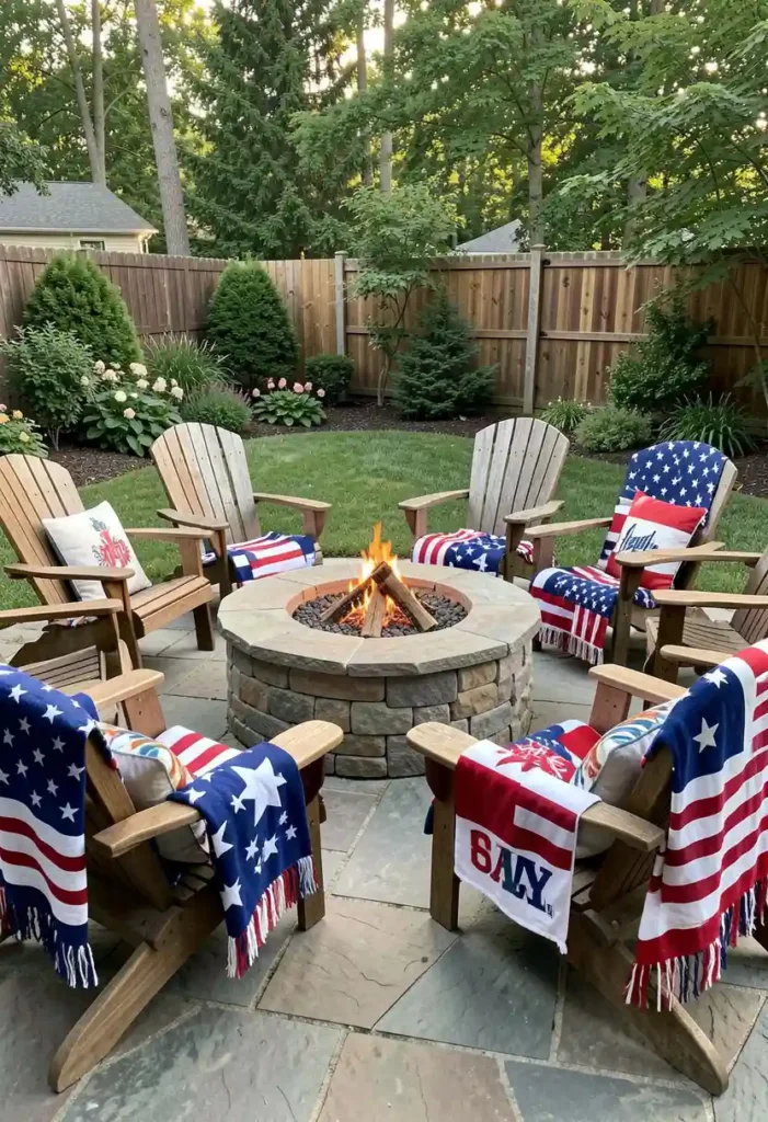 Rustic Fire Pit Gathering Spot