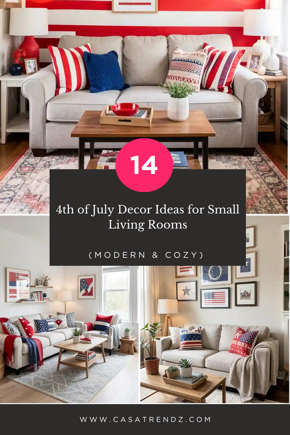 _4th of July Decor Ideas for Small Living Rooms