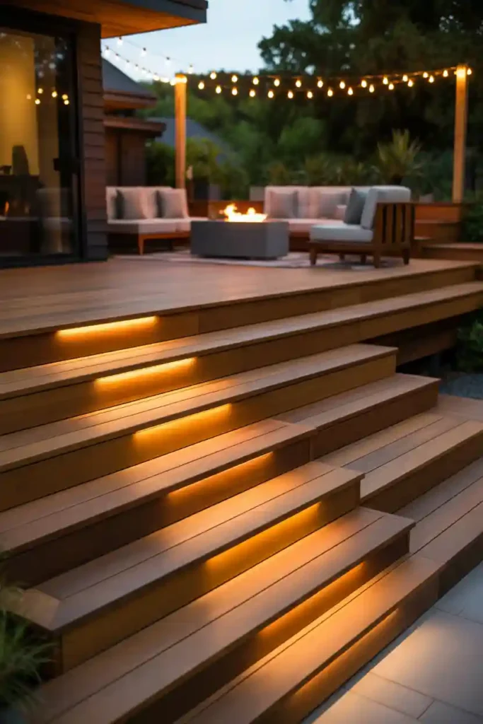 Deck Step Lighting