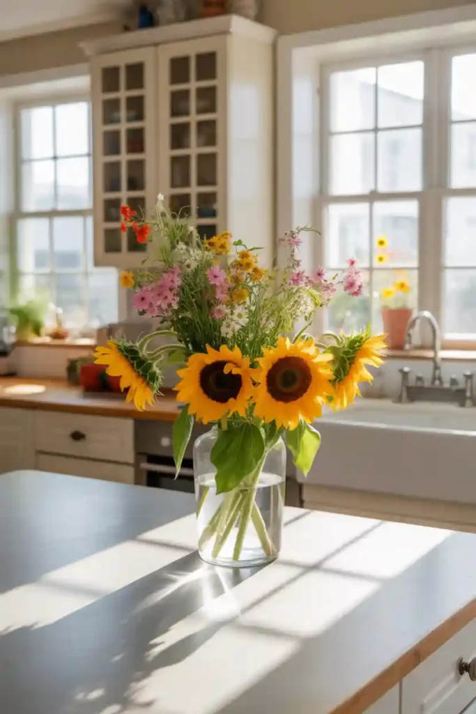 Decorate with Fresh Flowers