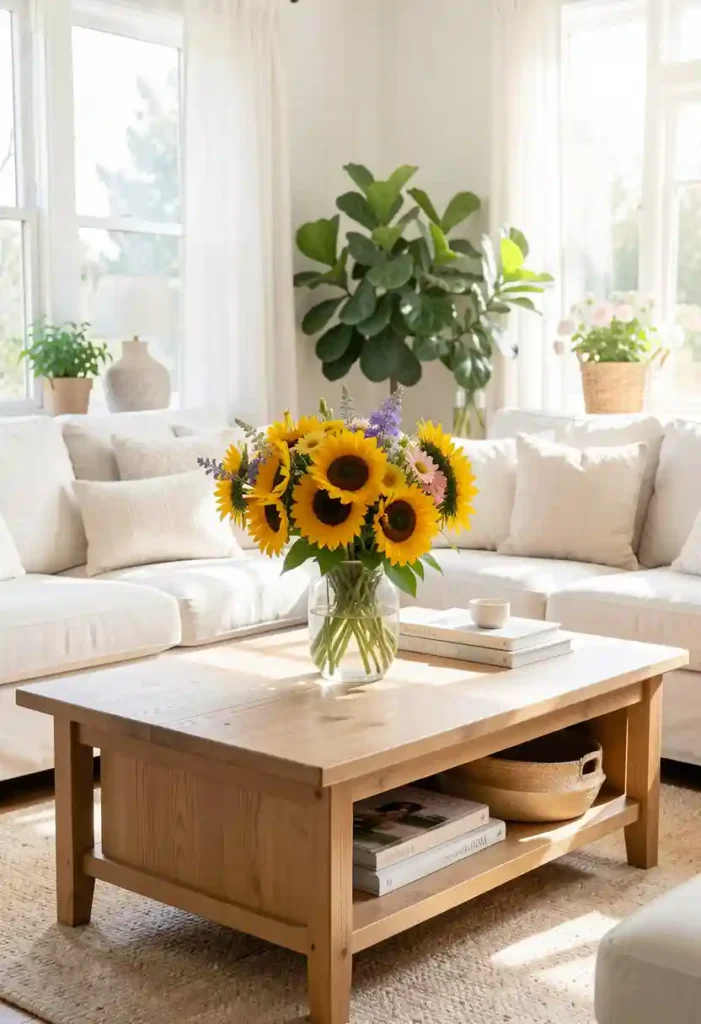 Decorate with Fresh Flowers