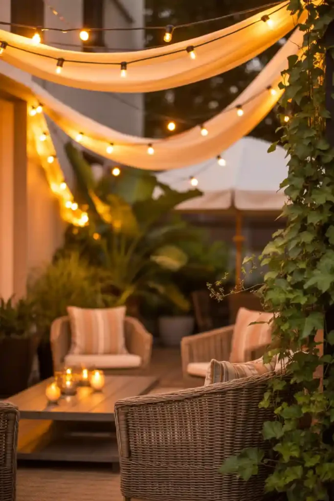 Install String Lights for Ambiance