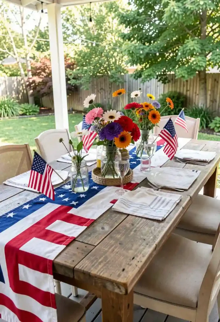  Patriotic Outdoor Dining Table