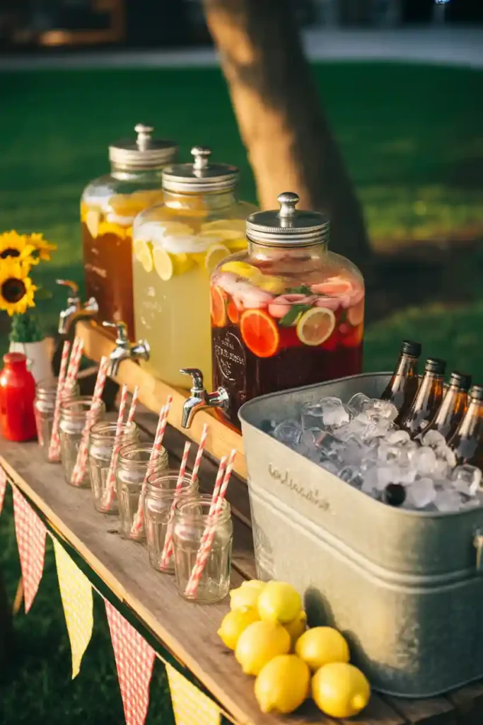 Set Up a Self-Serve Drink Station