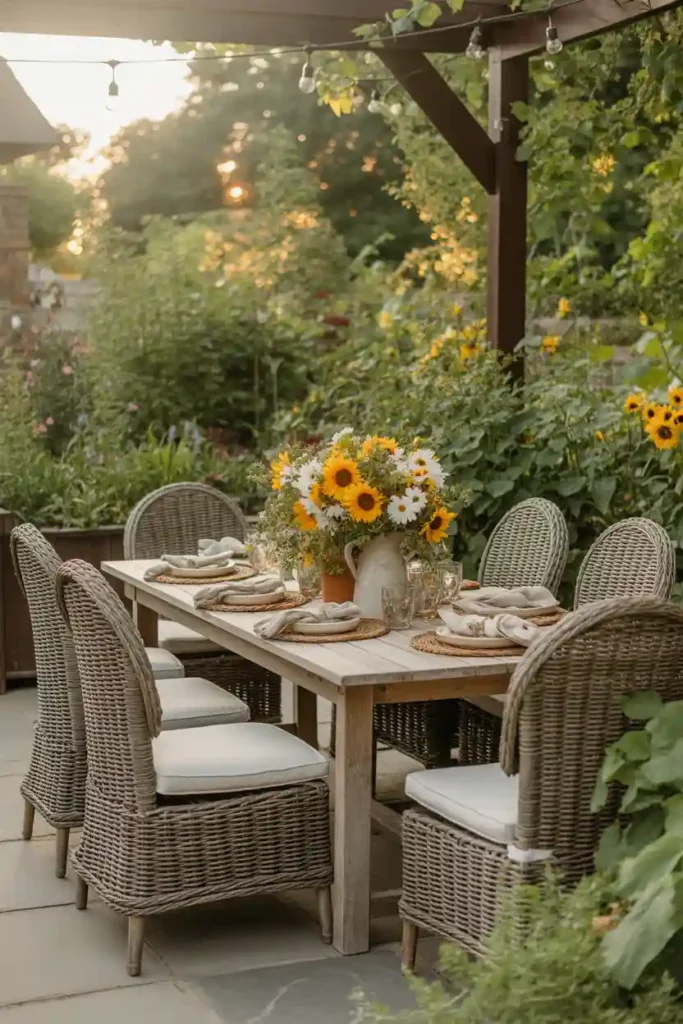 Create a Patio Dining Area