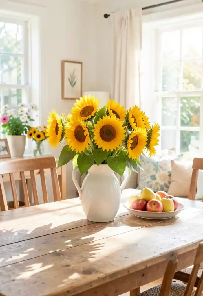Display Fresh Summer Flowers