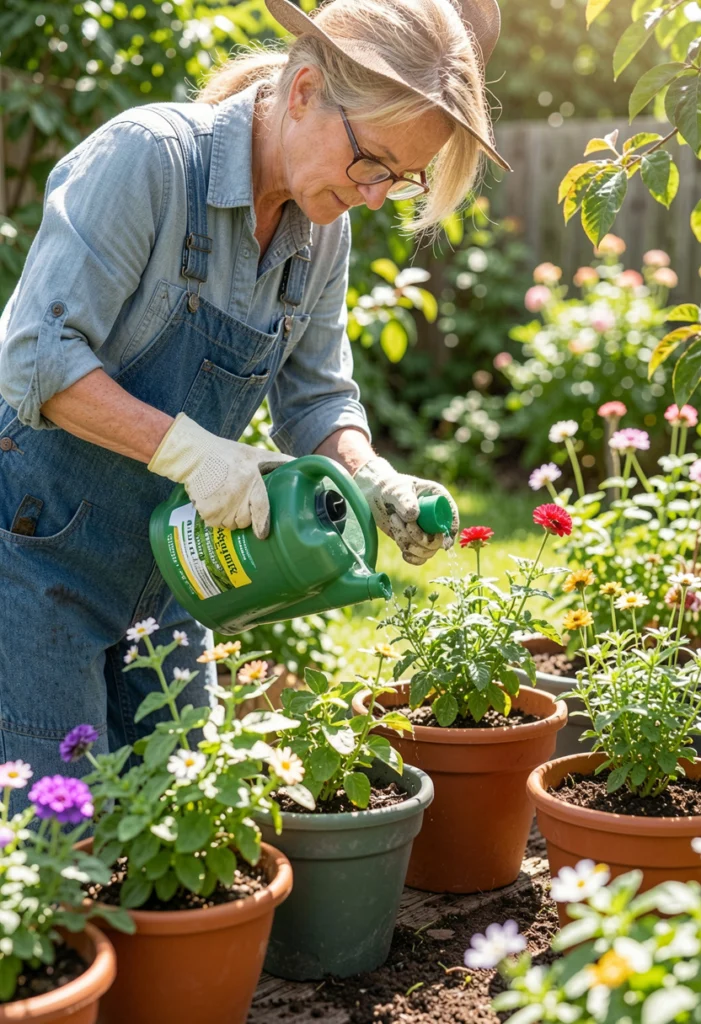 . Feed Plants Regularly