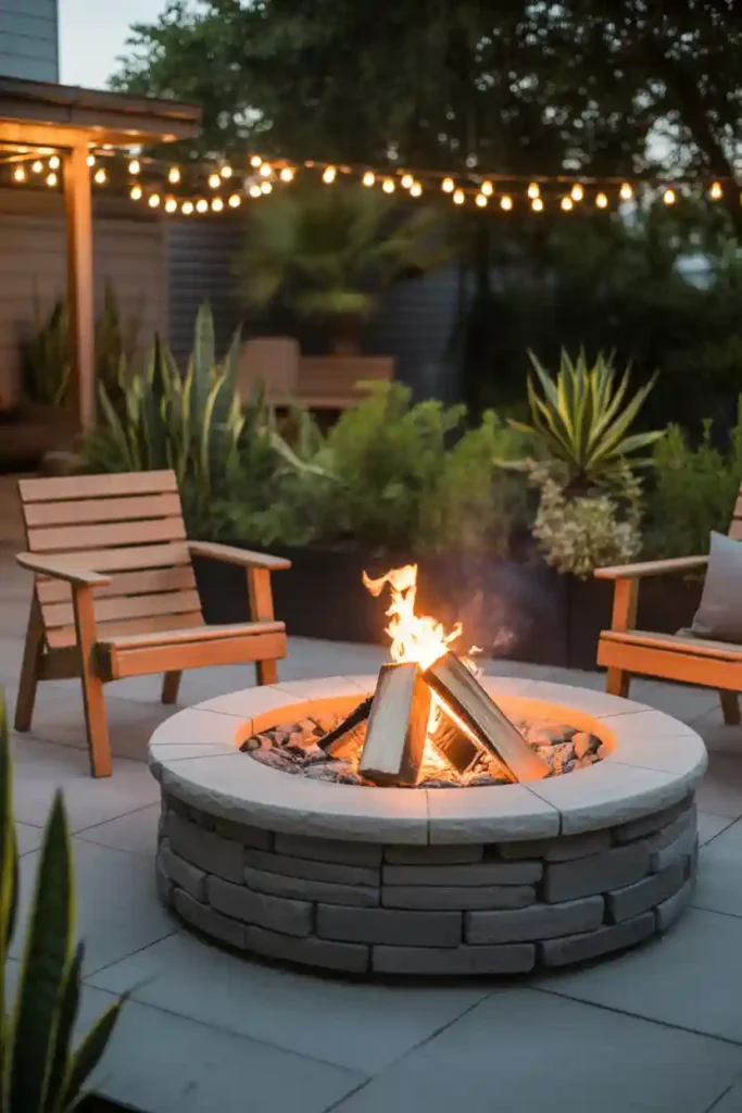 Garden Fire Pit Areas