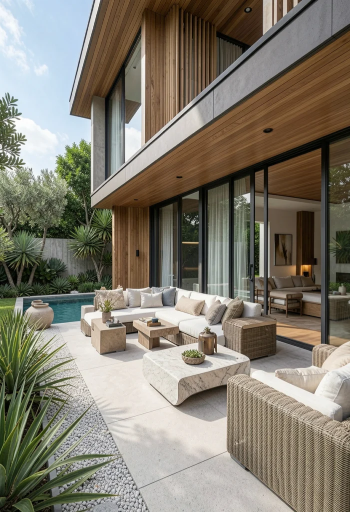 . Integrated Outdoor Living Spaces