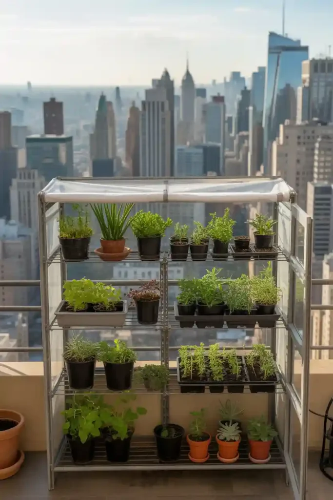 Mini Greenhouse Shelf