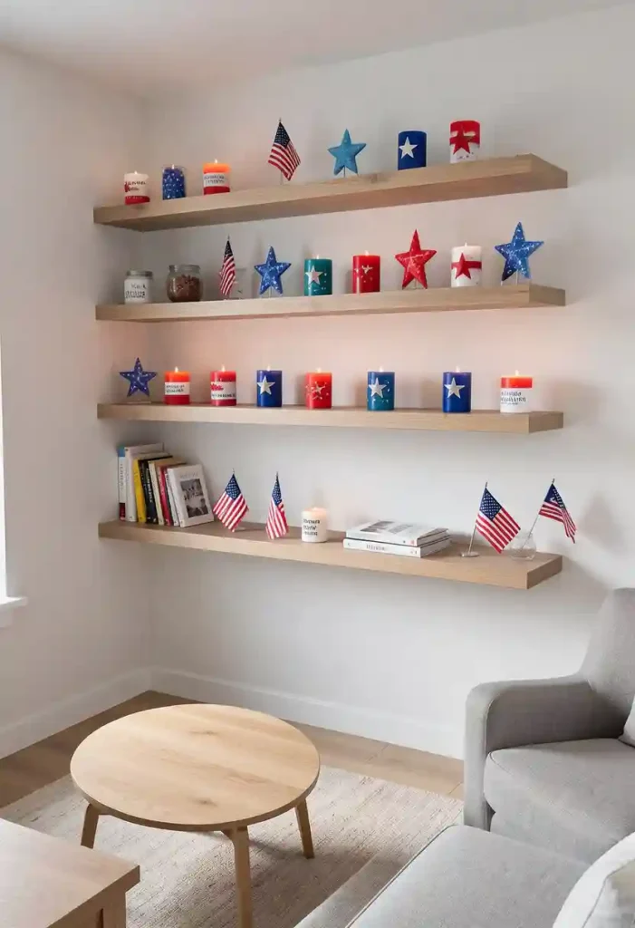 Patriotic Lantern Corner