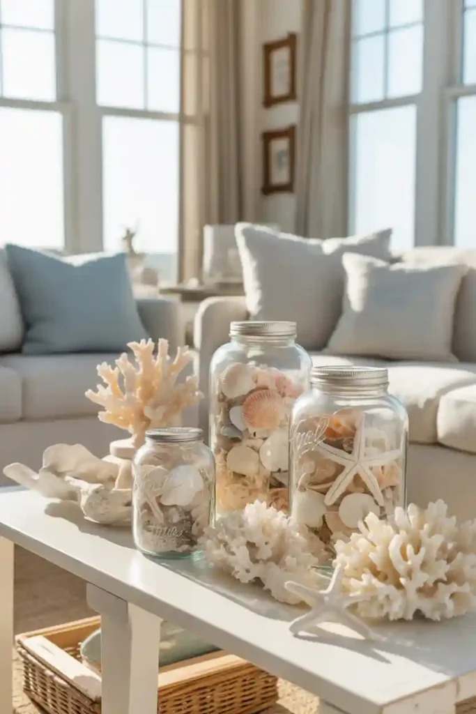 Style with Seashell and Coral Decor