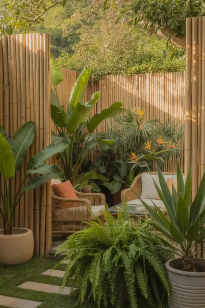 . Use Outdoor Bamboo Panels