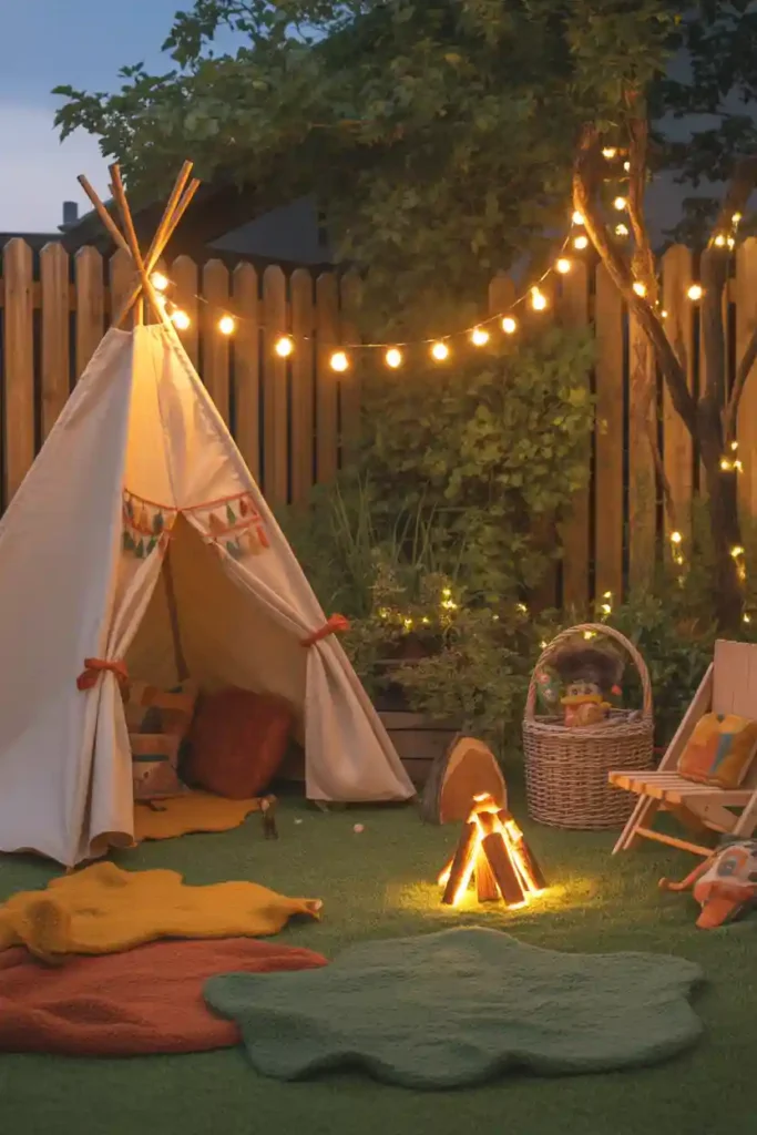 Backyard Camping Corner