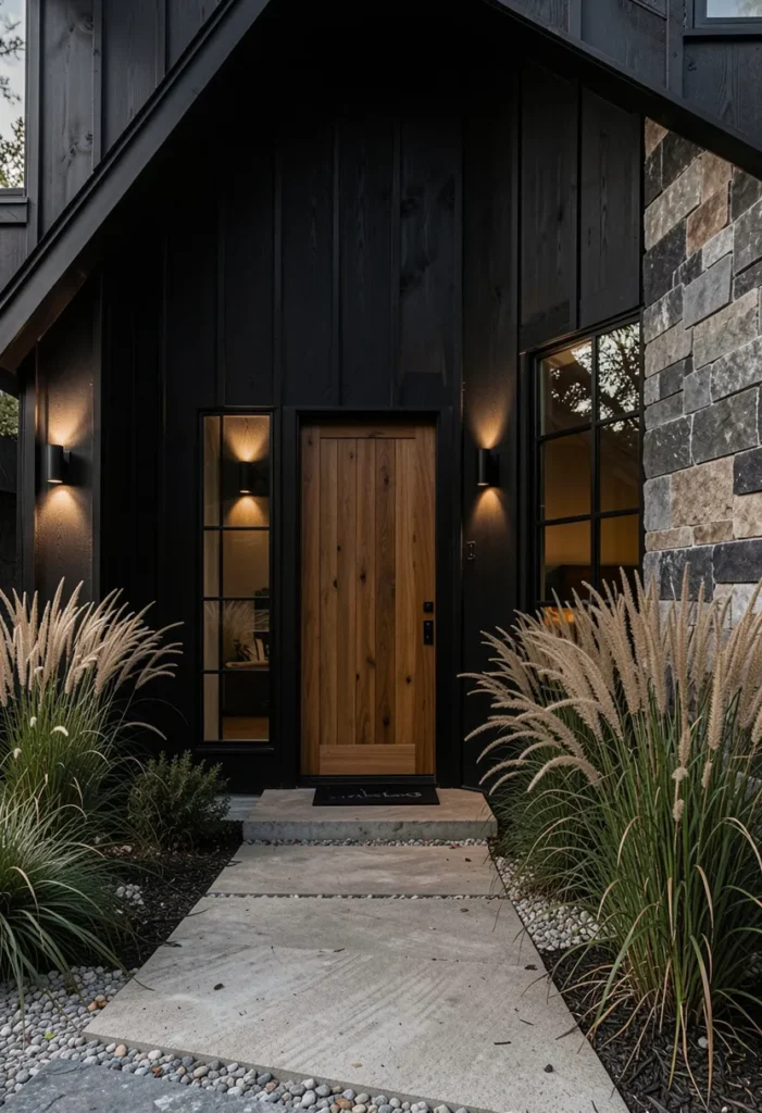 Dark Modern Farmhouse Exterior