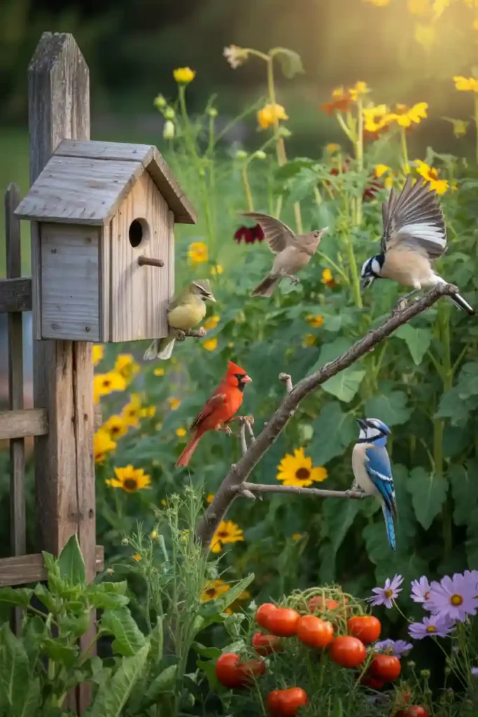 Encourage Birds in the Garden