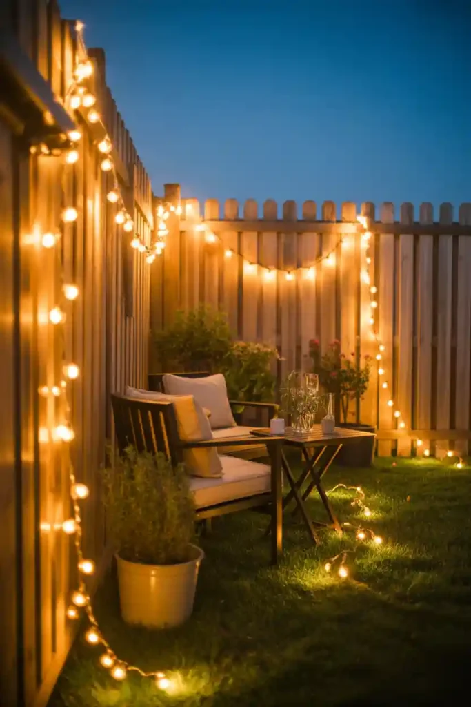 Fence String Lights