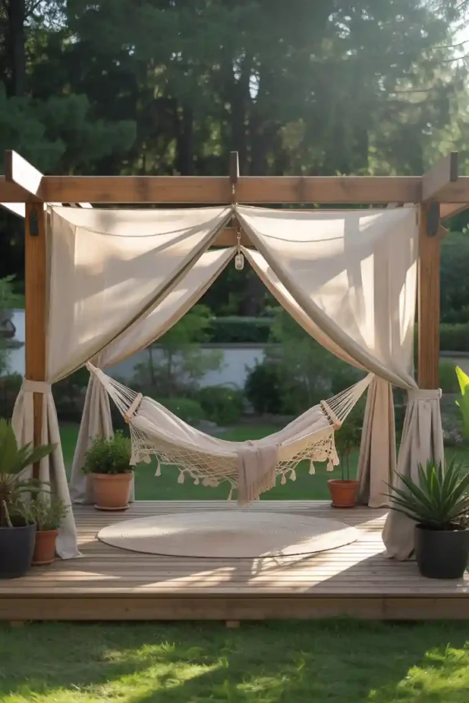 Hammock with Outdoor Canopy