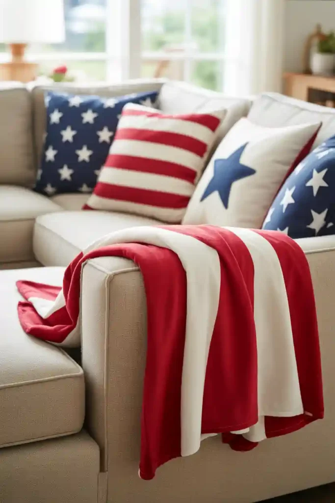 Layered Pillow and Throw Blanket Combo