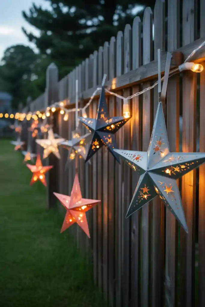 Star Lantern Fence Hooks