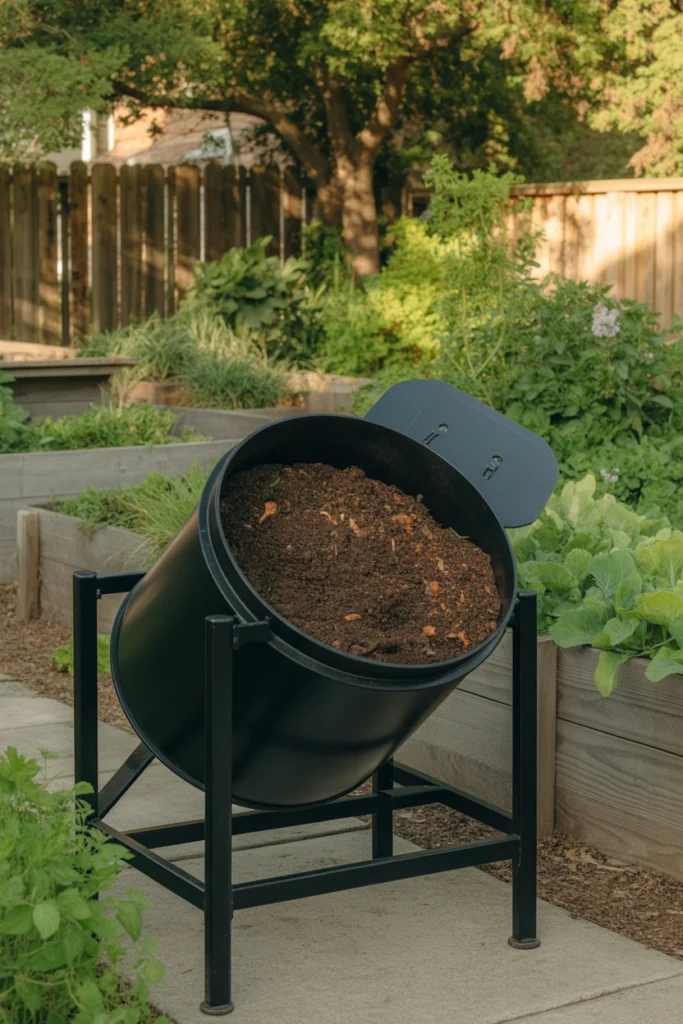 Use a Compost Bin or Tumbler