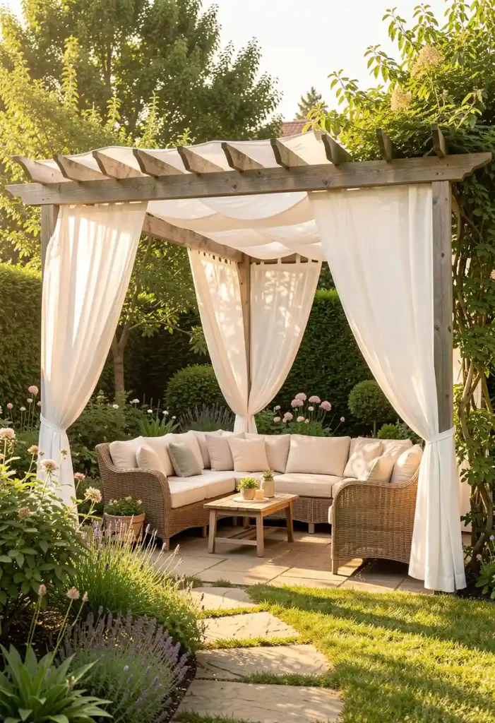 Hang Flowing Outdoor Curtains