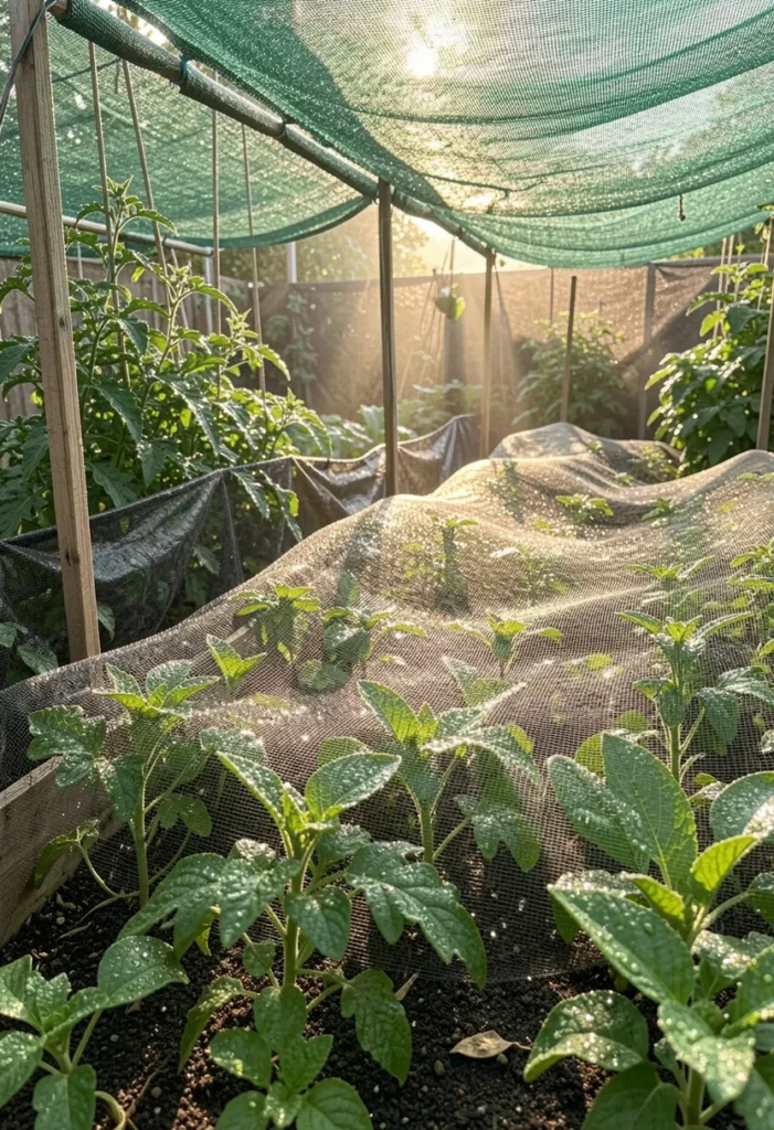 . Install Shade Cloth or Garden Covers