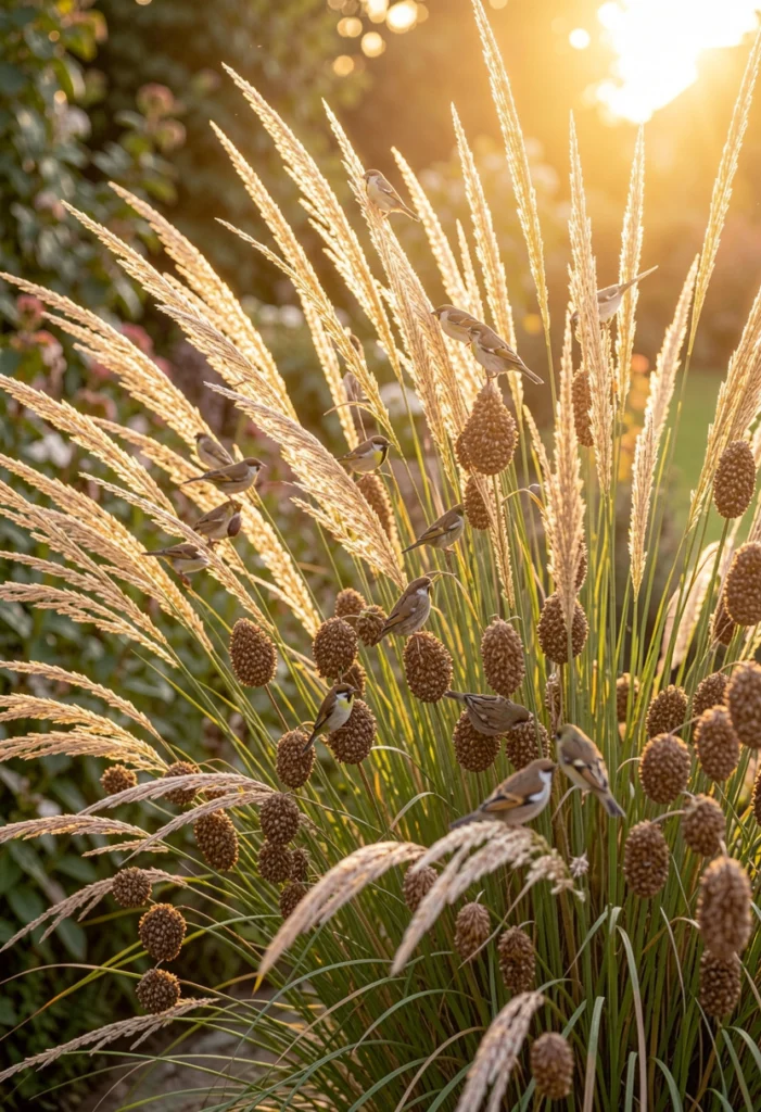 Ornamental Grasses for Shelter and Seeds