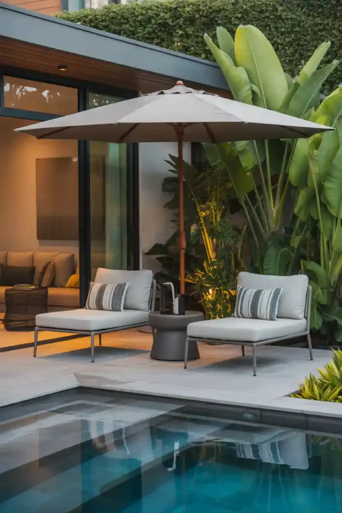 Poolside Patio Lounge