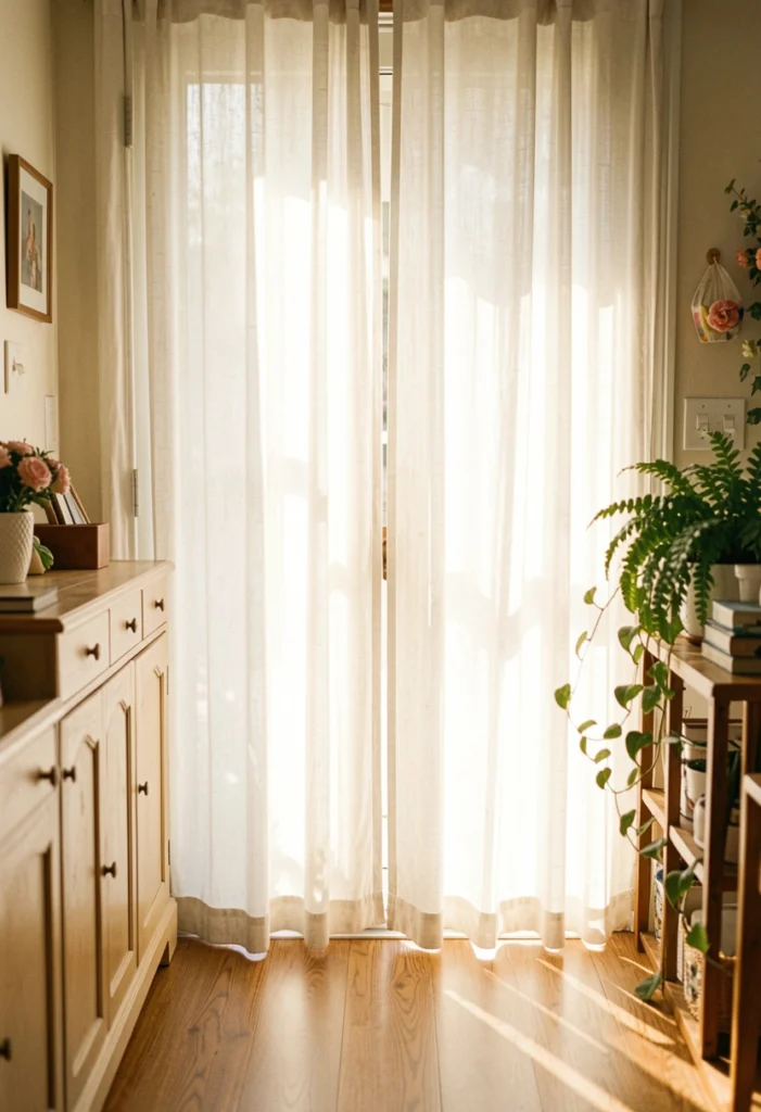 Use Light and Breezy Curtains