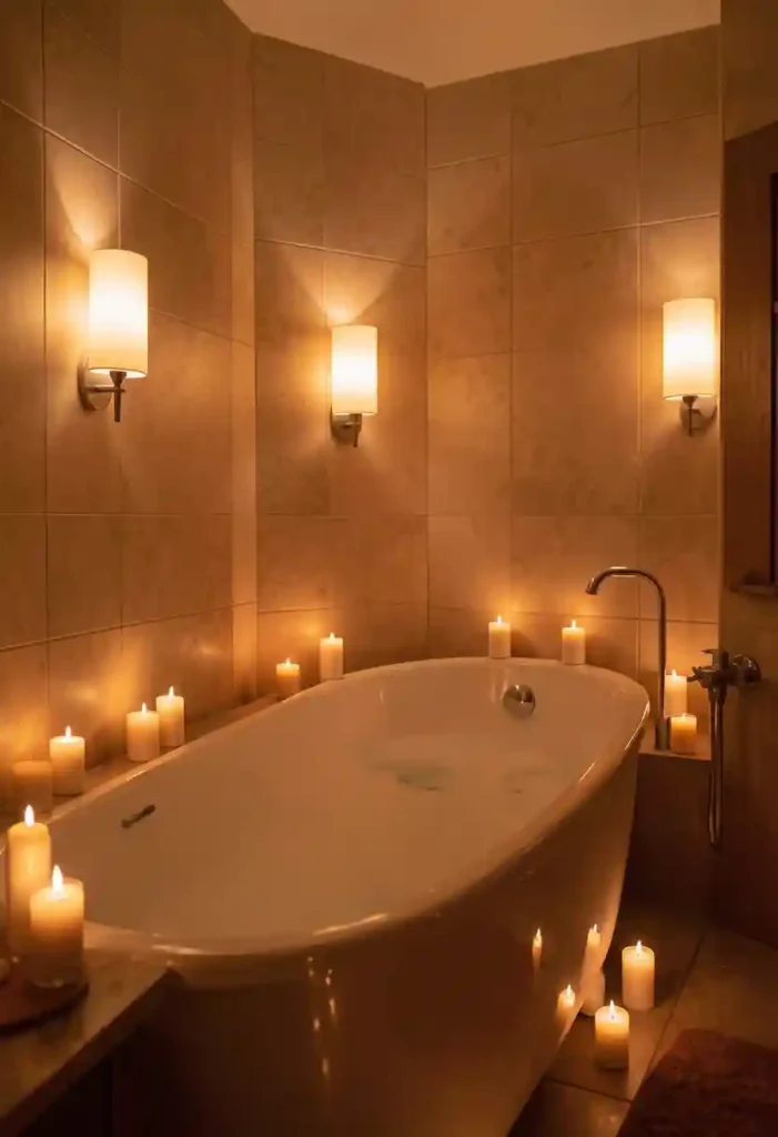 Use Soft Spa Lighting