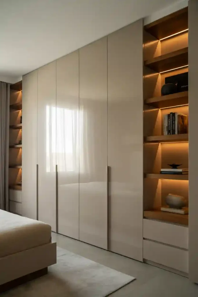 Built-In Storage for Clean Lines