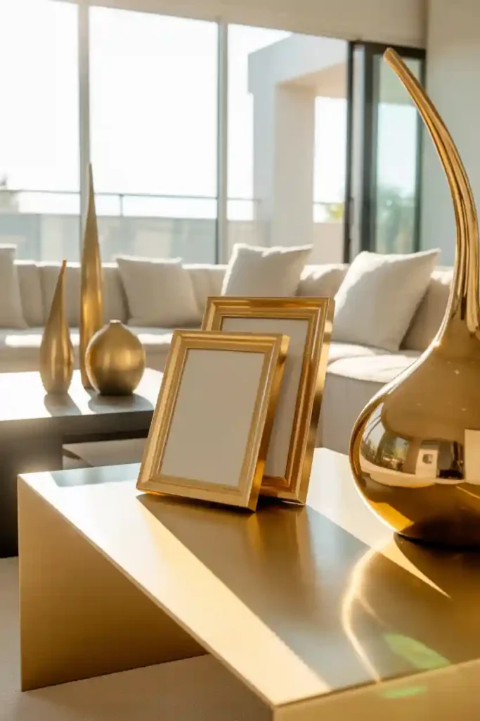 Decorate with Metallic Accents