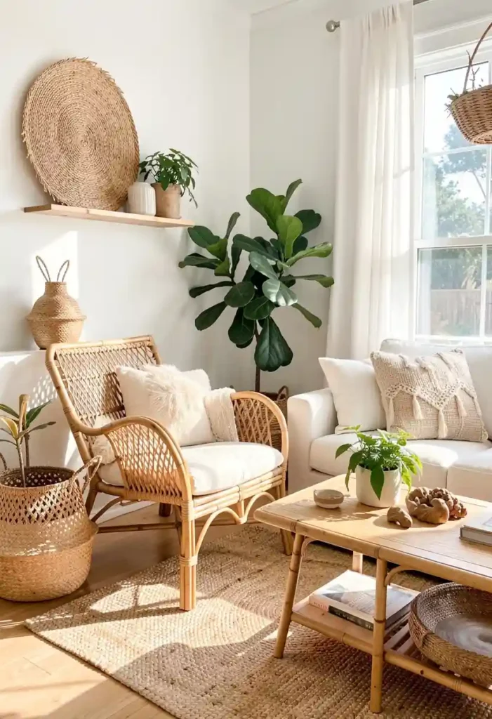 Decorate with Woven and Natural Materials