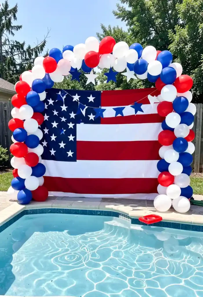 Festive Patriotic Photo Backdrop