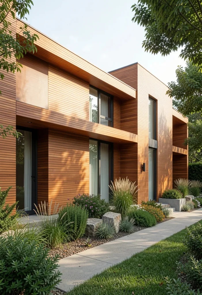 Horizontal Wood Cladding