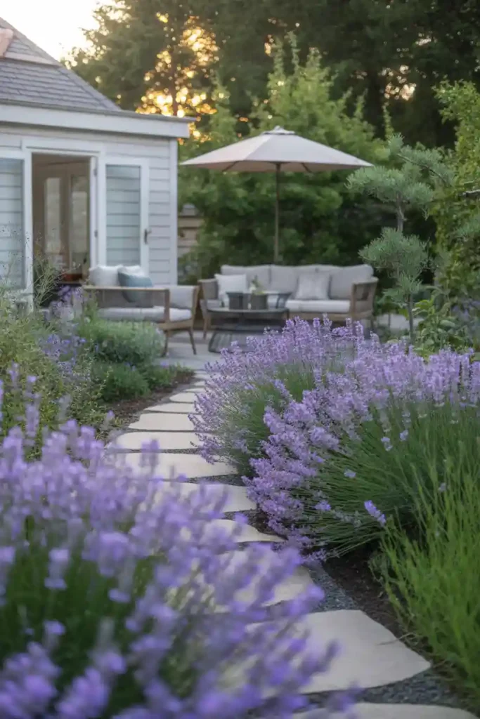 Lavender Border Garden